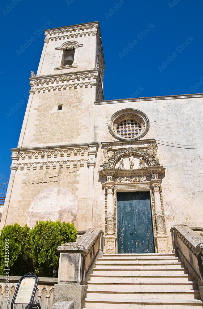 Fototapeta premium St. Nicola Mother Church. Corigliano d'Otranto. Puglia. Italy.