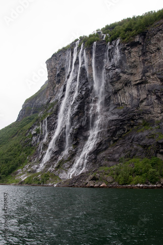 Seven Sisters waterfall in Geiranger