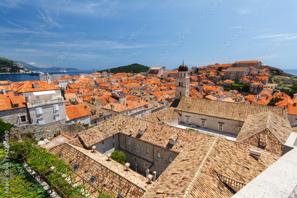 Dächer von Dubrovnik, Kroatien