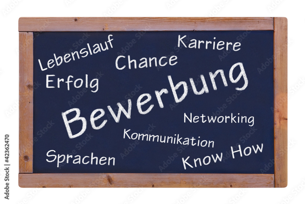 Obraz premium Bewerbung #120612-002