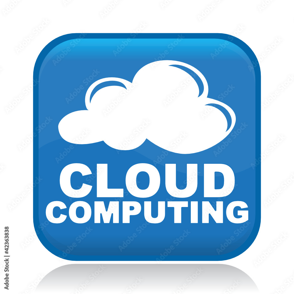 CLOUD COMPUTING ICON Stock Vector | Adobe Stock