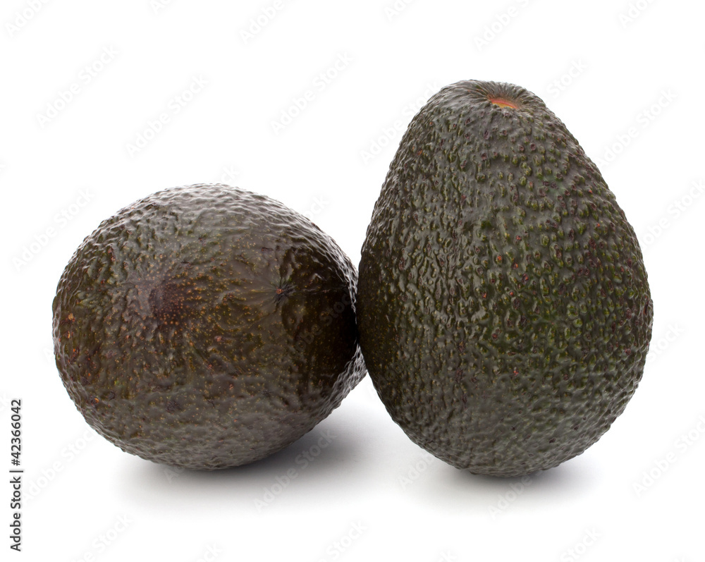 Avocado vegetable isolated on white background Avocado vegetable isolated on white background