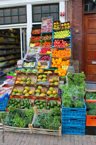 Vegetable shop in Gorinchem. Netherlands