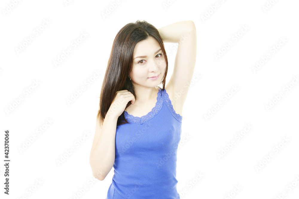 笑顔の女性 笑顔の女性