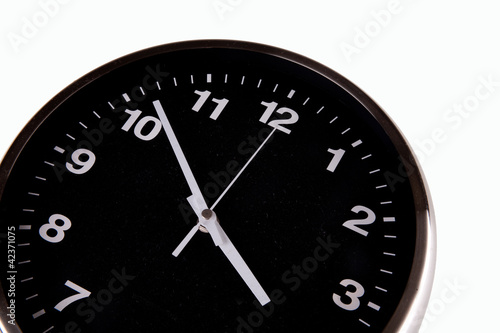 Modern black clock