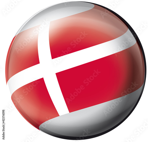 3D Dänemark Button