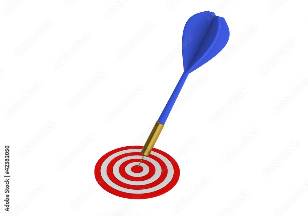 Dart and dartboard Dart and dartboard