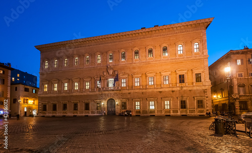 Photography Palais Farnese, ambassade française à Rome, Latium, en Italie