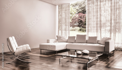Vintage living room