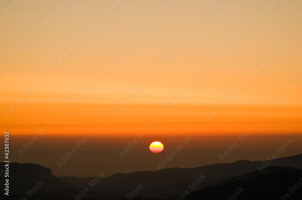 Obraz premium восход в горах