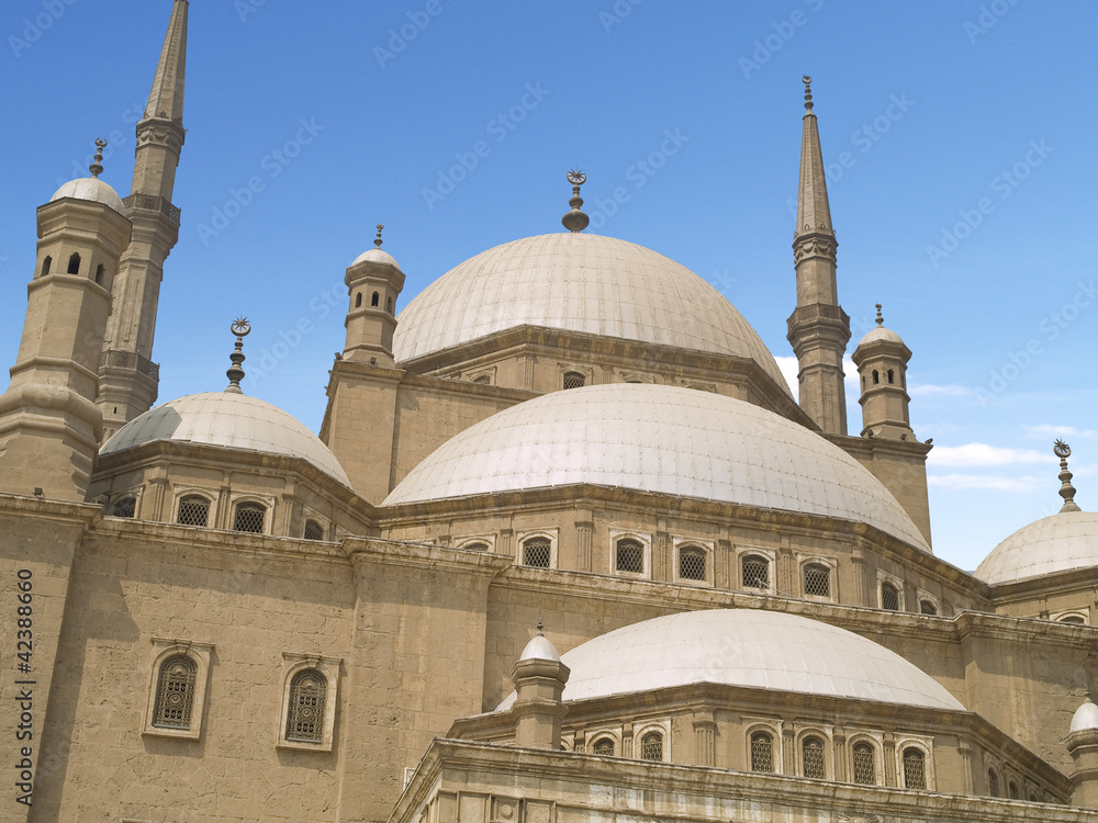 Obraz premium Saladine mosque (Mohamed Ali Citadel) located in Cairo, Egypt