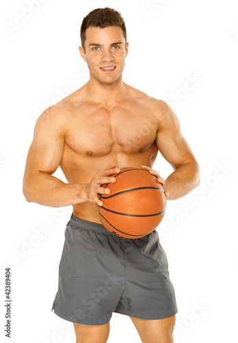 Portrait of a young male basketball player © Dash