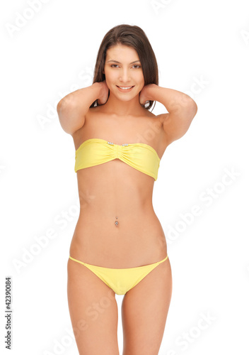 beautiful woman in bikini