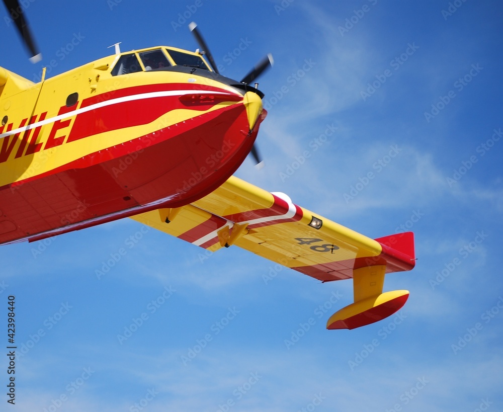 Fototapeta premium Bombardier d'eau