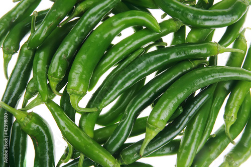 spices : image of a pile hungarian hot green peppers