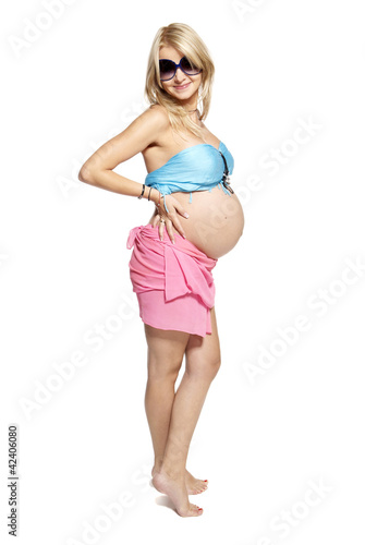 Portrait of a pregnant woman