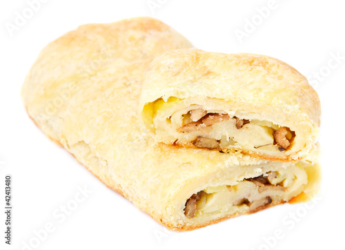 Strudel filling with mushrooms and potatoes