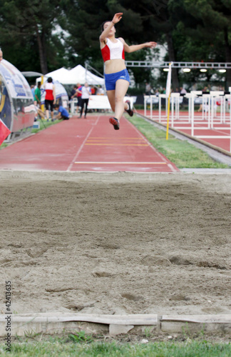 Athletic long jump
