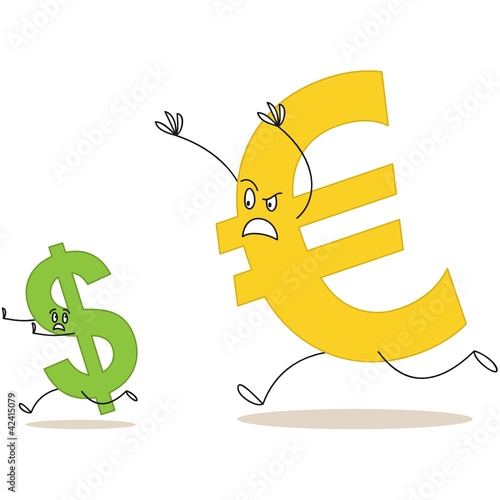 Währungen, Euro jagt Dollar