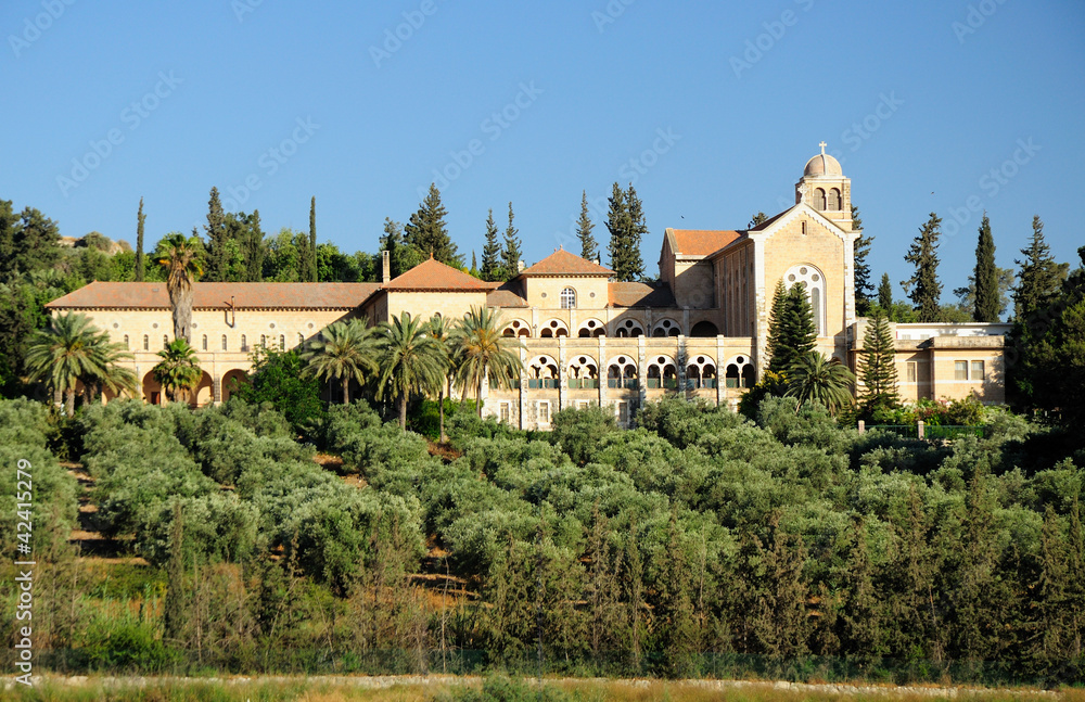 Trappists monastery in Latrun area. Israel.