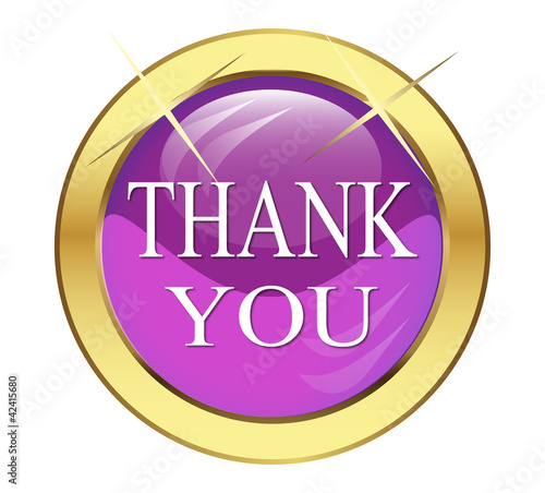 button that says "Thanks"
