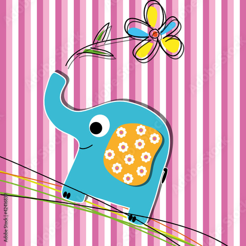 Template Greeting Card, vector