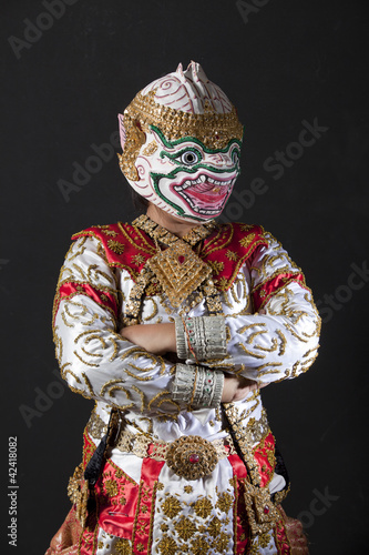 Portrait of hanuman warrior