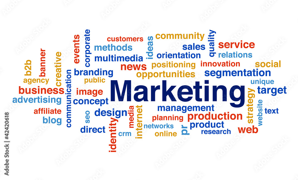 Fototapeta premium Marketing Cloud