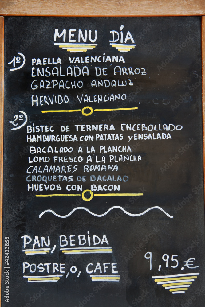 Φωτογραφία Valencia - Spanish Menu Del Dia