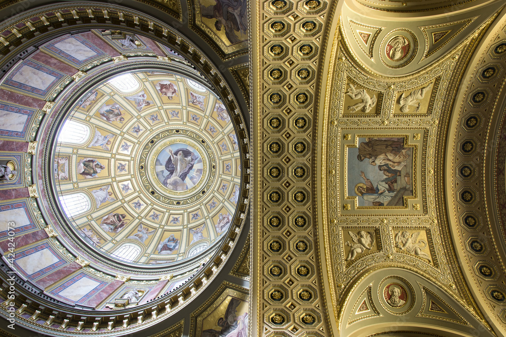 St. Stephen's Basilica, God and Jesus mosaic