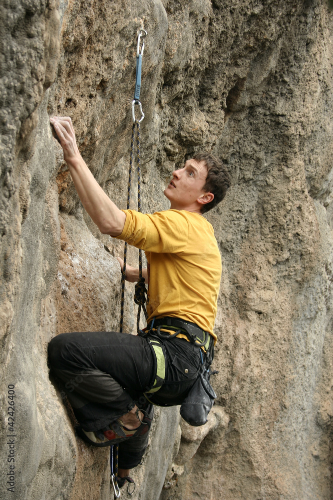 Climbing. Climbing.