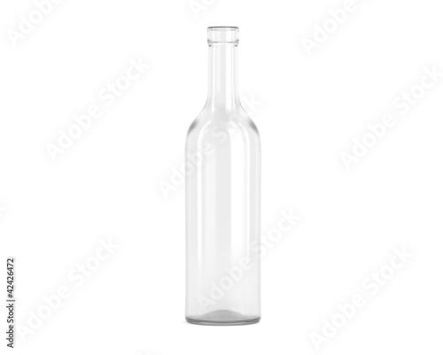 Flasche Weiß Offen