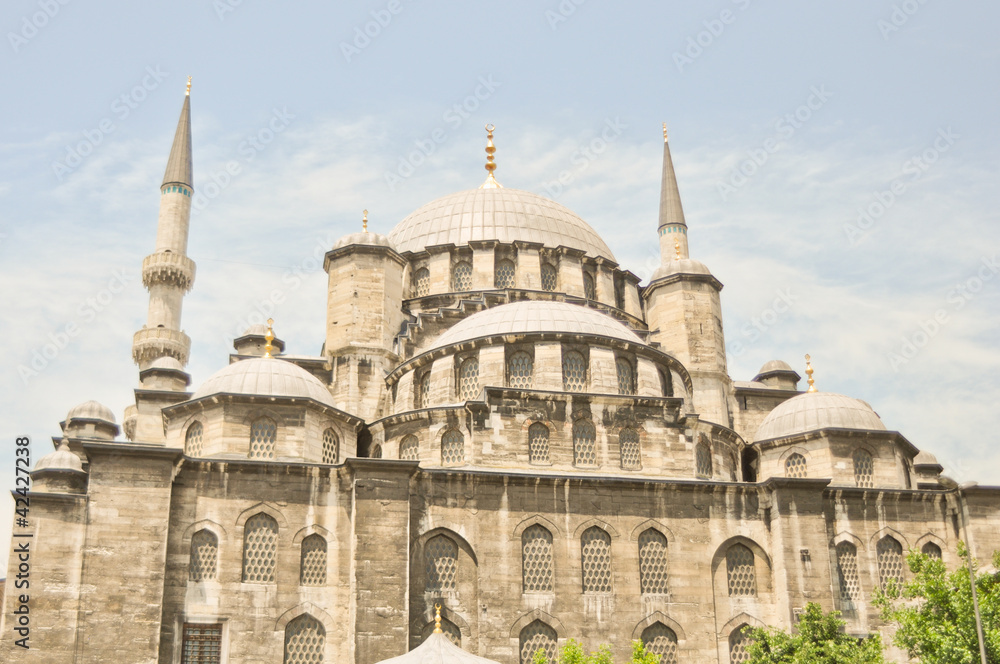 Fototapeta premium Valide Sultan Mosque most famous as Yeni Cami