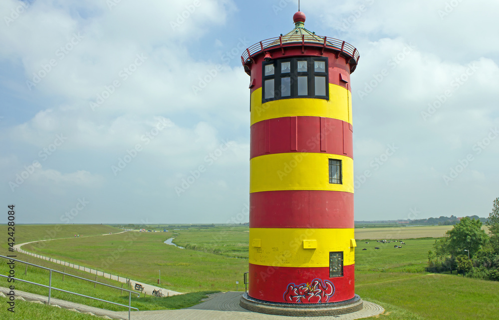 Fotografie Pilsumer Leuchtturm – Wahrzeichen Ostfrieslands