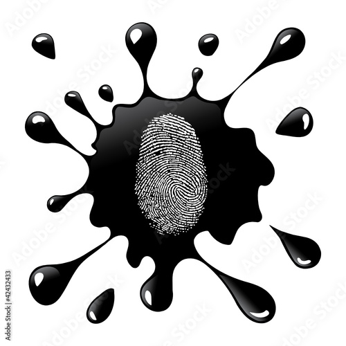 FINGERPRINT BLACK BLOT