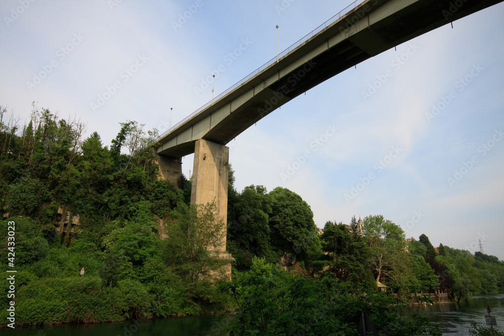 ponte sul fiume Adda - Trezzo sull'Adda