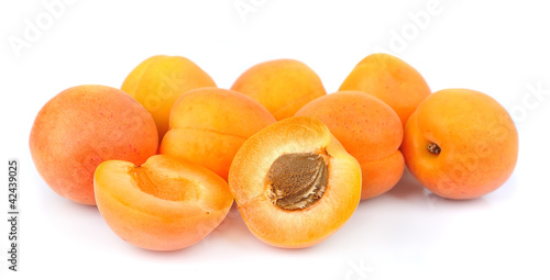 Heap ripe apricot