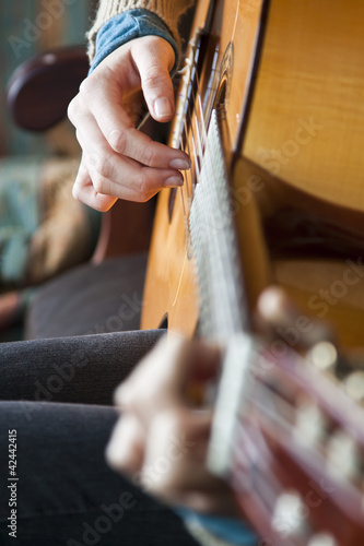 Obraz na płótnie Guitar Player w salonie