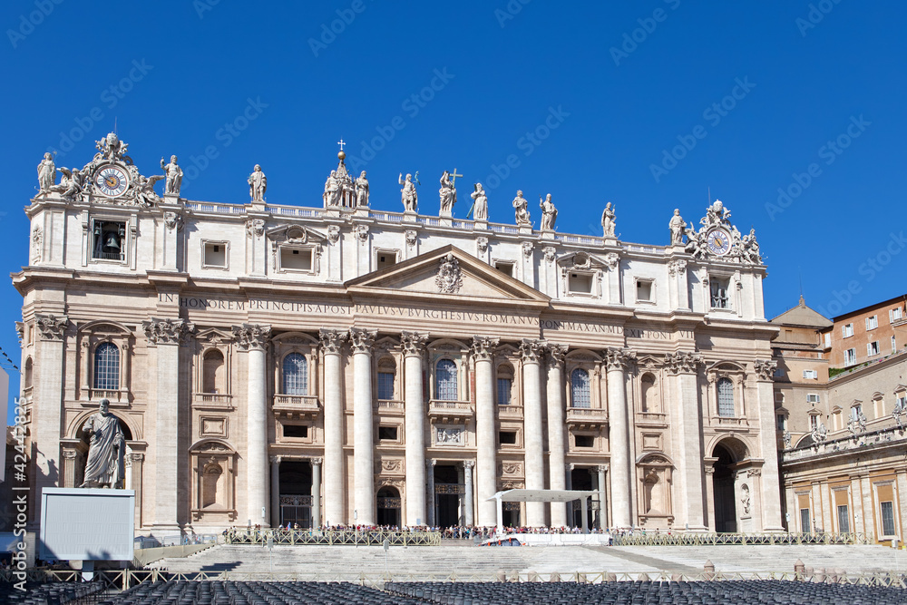 Vatican. The area before St. Peter's Cathedral