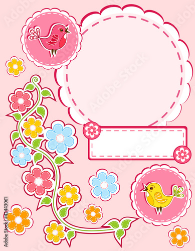 Baby album page.