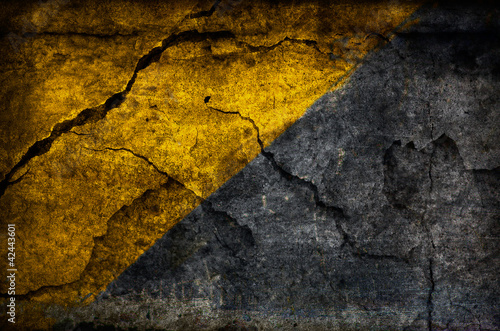 Schwarz Gelb Grunge 