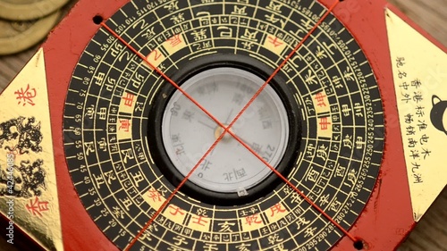 羅庚 Luopan 羅盤 Китайский компас Kompas geomantyczny