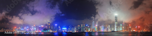 Hong Kong skyline panorama