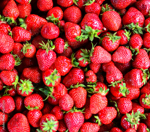Fesh strawberry background