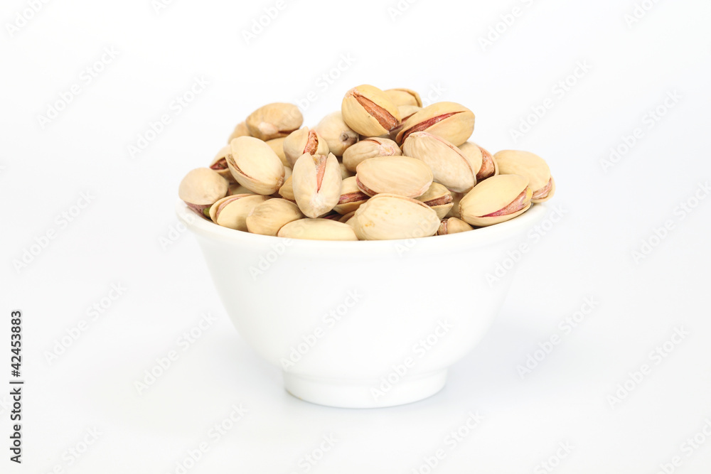 Bowl of pistachio nuts Bowl of pistachio nuts