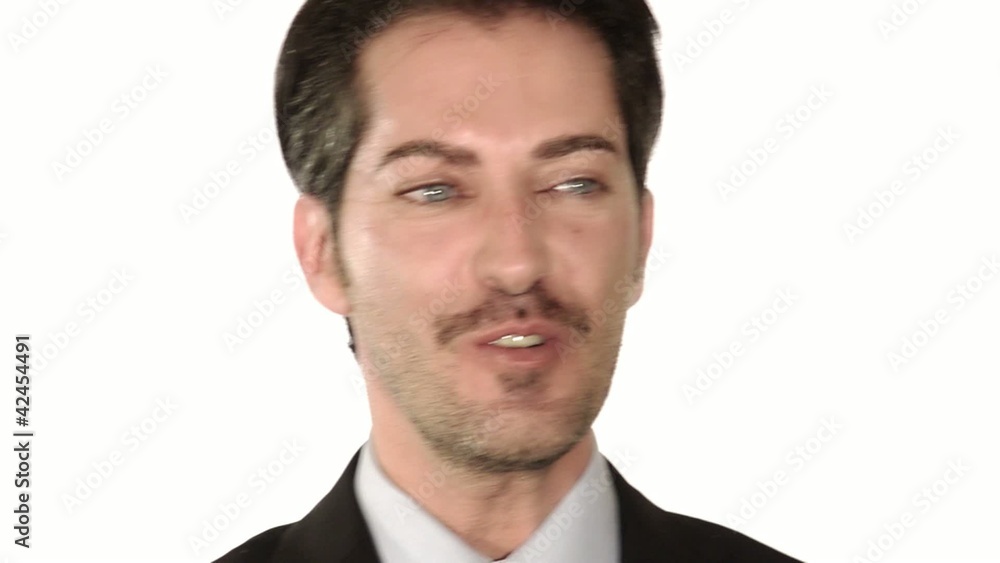 businessman, facial expressions series, motivated businessman, facial expressions series, motivated