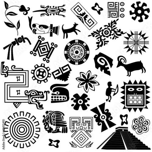 Ancient american design elements