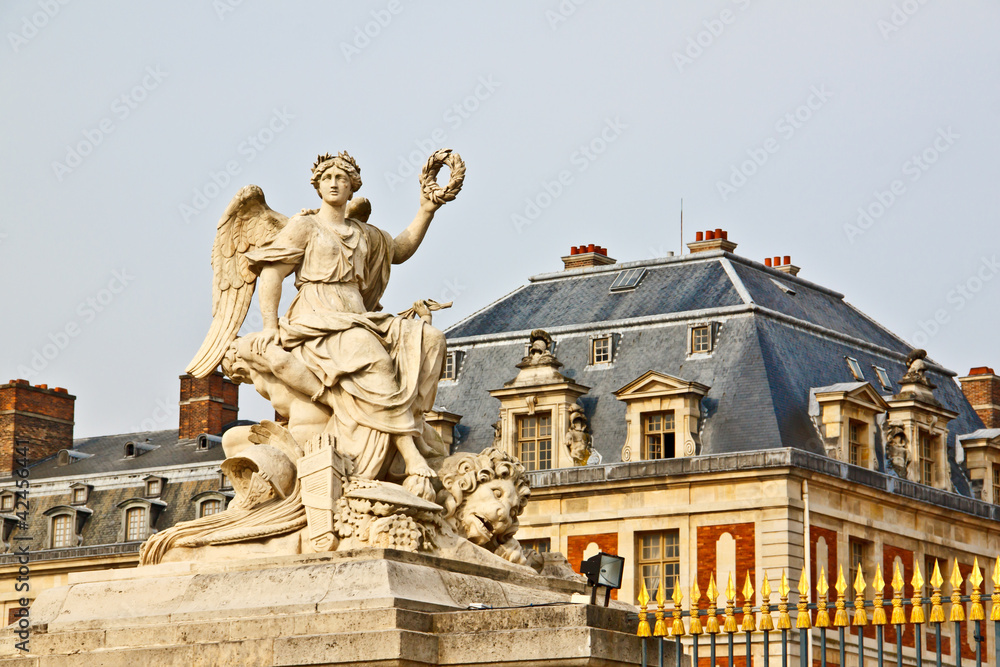 Fototapeta premium marble sculpture at Versailles palace near Paris, France