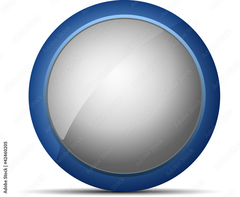 Blue web button