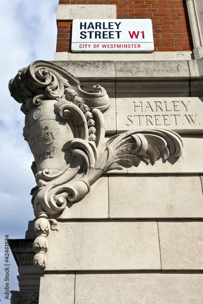 Fototapeta premium Harley Street in London